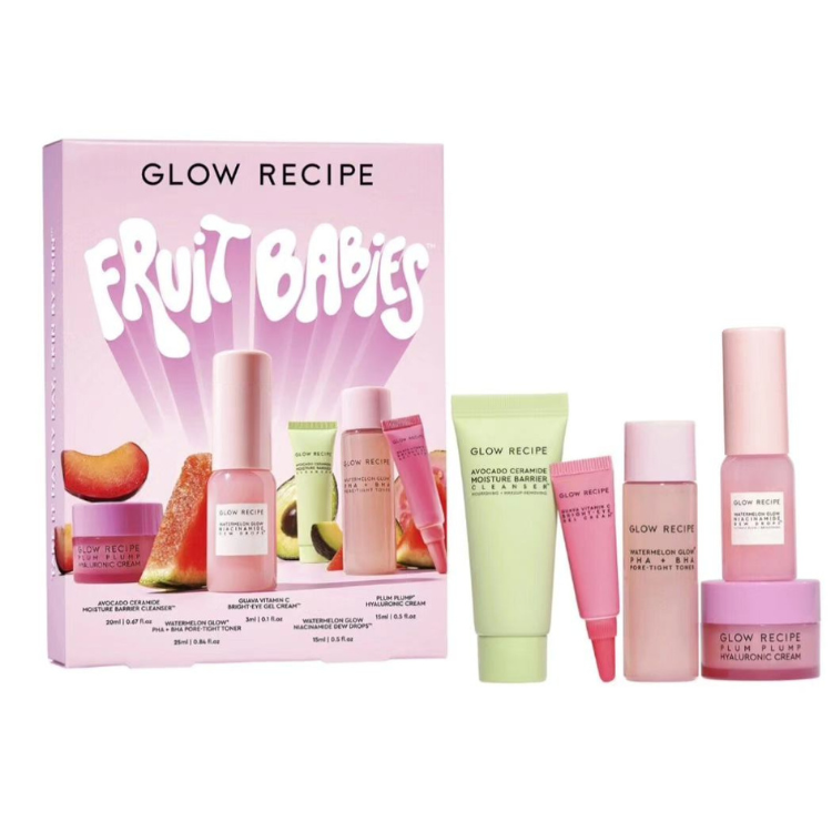 Glow Recipe Fruit Babies Bestsellers Kit 5pc