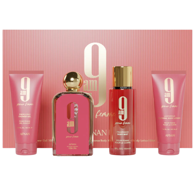 Afnan 9 AM Pour Femme Gift Set